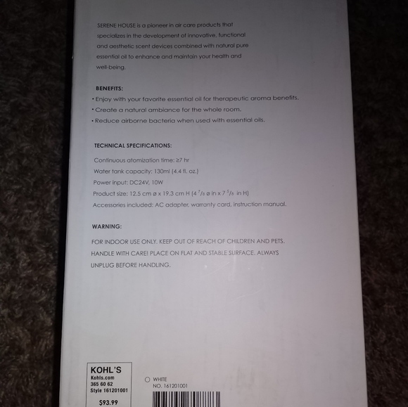 NEW!! Ultrasonic Aroma Diffuser - Picture 2 of 5